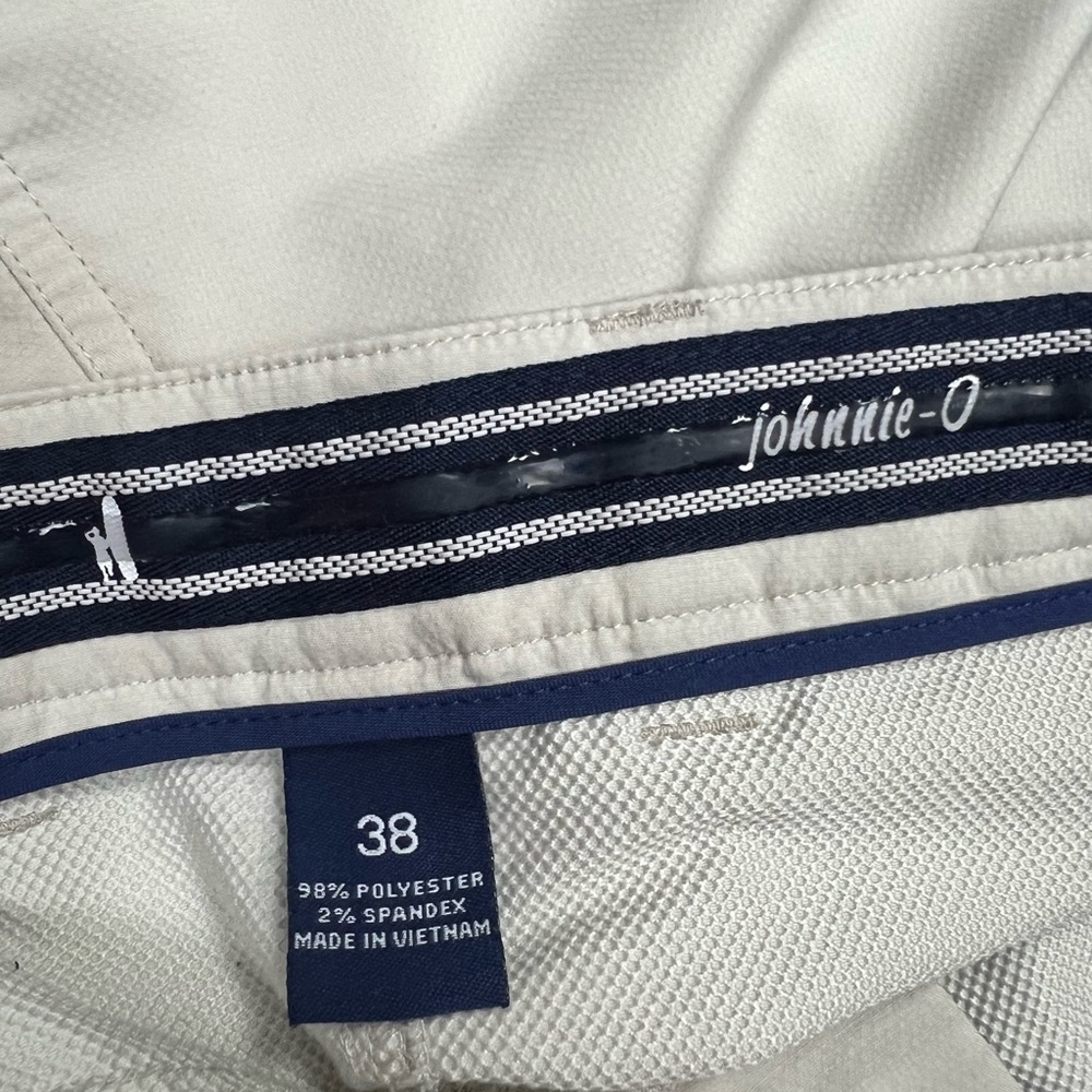 Johnnie-O Miami Hurricanes Tan Shorts 38 View 6